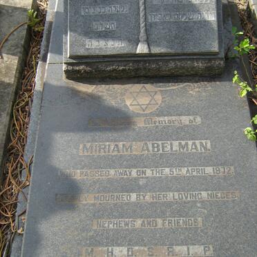 ABELMAN Miriam -1972 