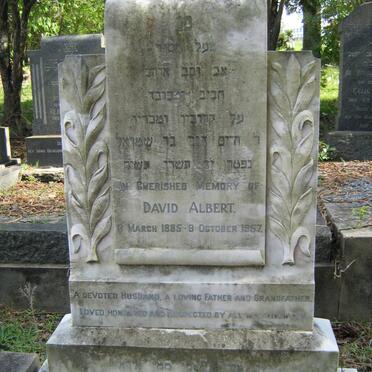 ALBERT David 1885-1957