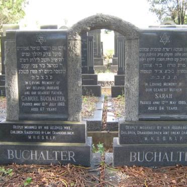 BUCHALTER Gabriel -1963 &amp; Sarah SASSEN -1985 