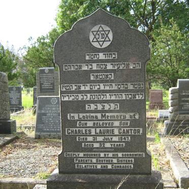 CANTOR Charles Laurie -1947 