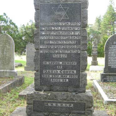 COHEN David -1932   