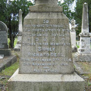 DEAL Sidney Richard 1884-1918