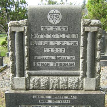 FRIEDMAN Hyman -1945