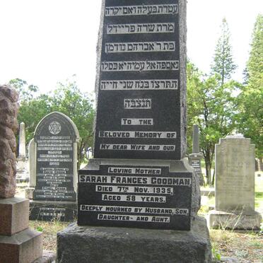 GOODMAN Sarah Frances -1935 