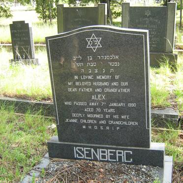 ISENBERG Alexander George -1990