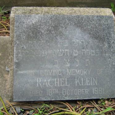 KLEIN Rachel -1961    