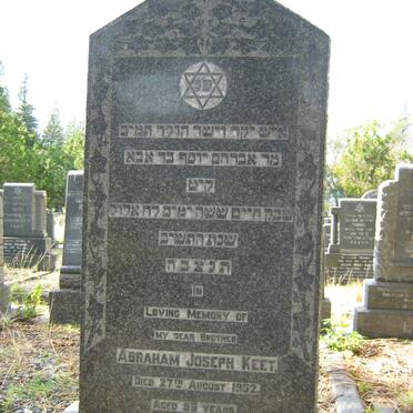 KEET Abraham Joseph -1952 