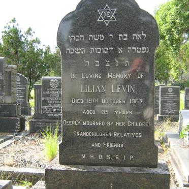 LEVIN Lilian -1967     