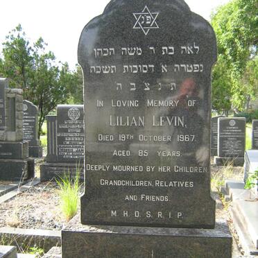 LEVIN Lilian -1967     