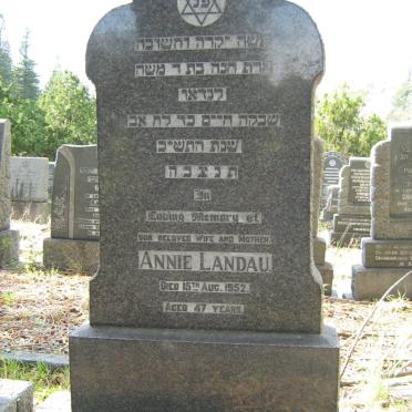 LANDAU Annie -1952 