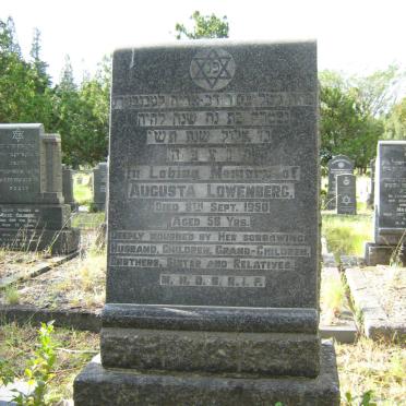 LOWENBERG Augusta -1950