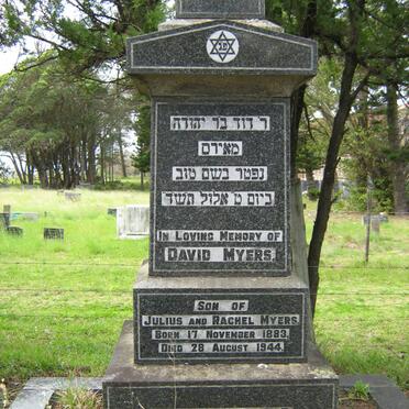 MYERS David 1883-1944