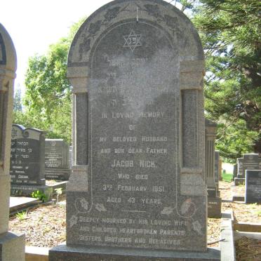 NICK Jacob -1951   
