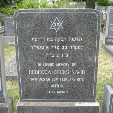 NAVID Rebecca -1976