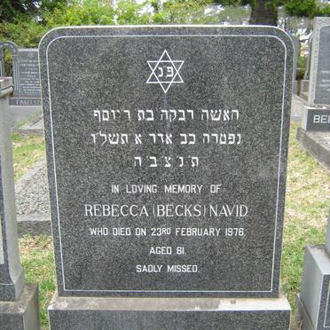 NAVID Rebecca -1976