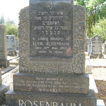 ROSENBAUM Louie -1952