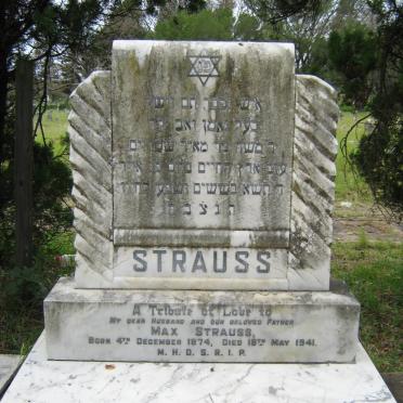 STRAUSS Max 1874-1941