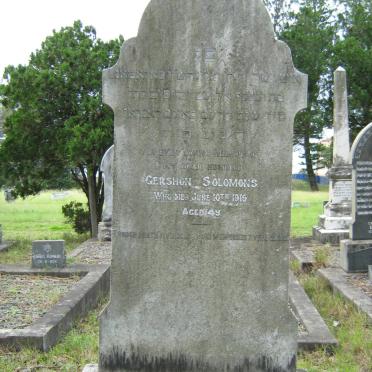 SOLOMONS Greshon -1919 