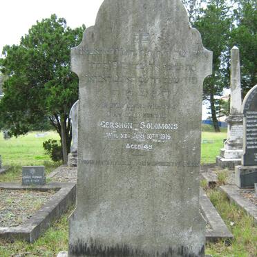 SOLOMONS Greshon -1919 