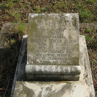 SLAVIN Shelley Teresa 1958-1961