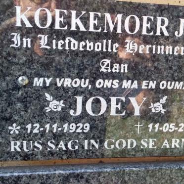 KOEKEMOER J.W. 1929-2019