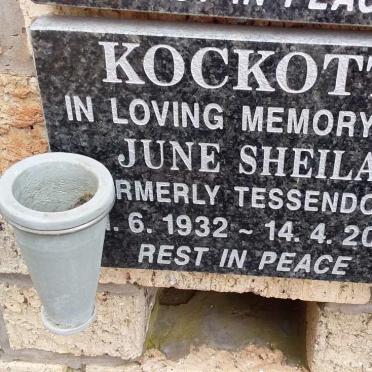 KOCKOTT June Sheila formerly TESSENDORF 1932-2016