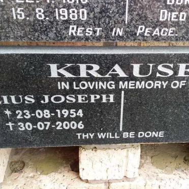 KRAUSE Julius Joseph 1954-2006