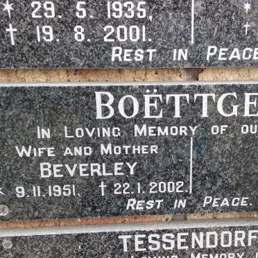 BOËTTGER Beverley 1951-2002