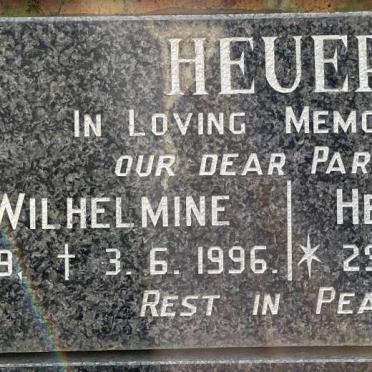 HEUER Heinrich Friedrich 1925-1982 &amp; Frieda Wilhelmine 1919-1996