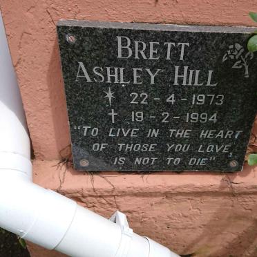 BRETT Ashley Hill 1973-1994