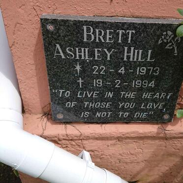 BRETT Ashley Hill 1973-1994