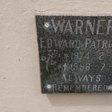 WARNER Edward Patrick 1974-1996