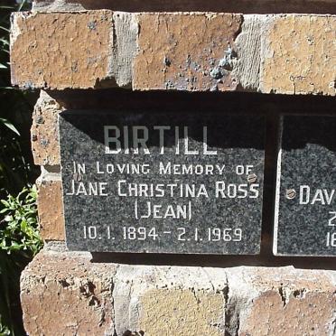 BIRTILL Jane Christina Ross 1894-1969