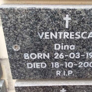 VENTRESCA Dina 1937-2006