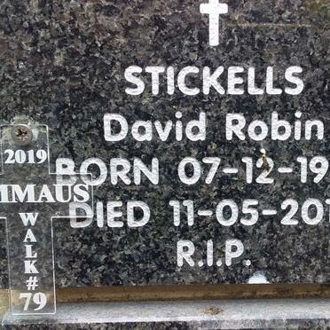 STICKELLS David Robin 1959-2019