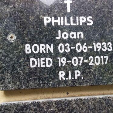 PHILLIPS Joan 1933-2017