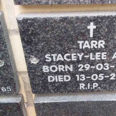 TARR Stacey-Lee Ann 1987-2013