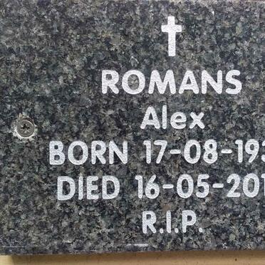 ROMANS Alex 1938-2015