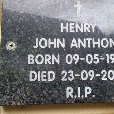 HENRY John Anthony 1930-2003