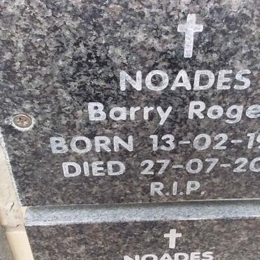 NOADES Barry Roger 1954-2012
