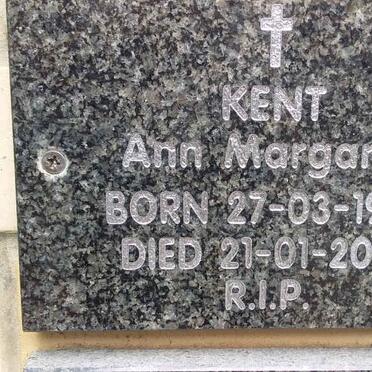 KENT Ann Margaret 1940-2023