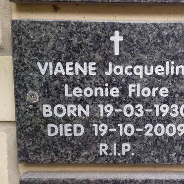 VIAENE Jacqueline Leonie Flore 1930-2009