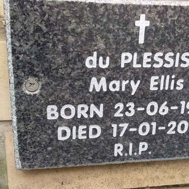 PLESSIS Mary Ellis, du 1923-2017