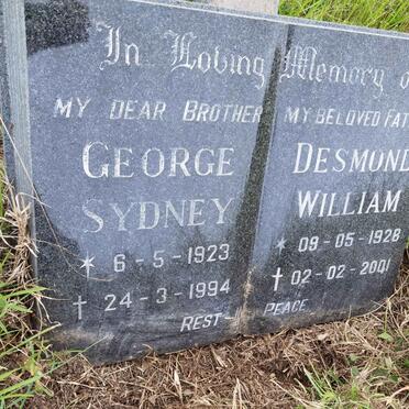 ? George Sydney 1923-1994 :: ? Desmond William 1928-2001