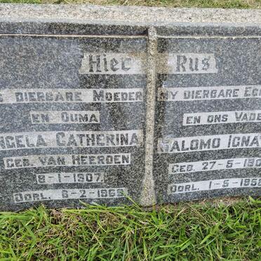 ? Salomo Ignatius 1900-1958 &amp; Engela Catherina VAN HEERDEN 1907-1969