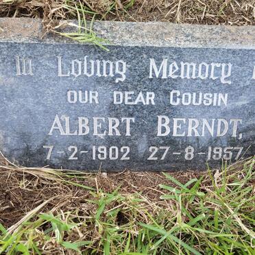 BERNDT Albert 1902-1957