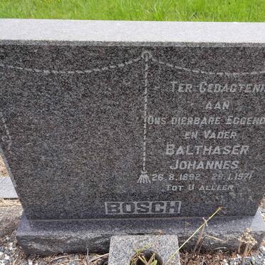 BOSCH Balthaser Johannes 1892-1971