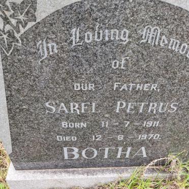 BOTHA Sarel Petrus 1911-1970