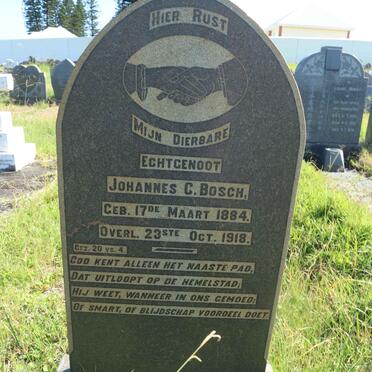 BOSCH Johannes C. 1884-1918
