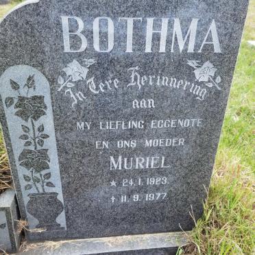 BOTHMA Muriel 1923-1977